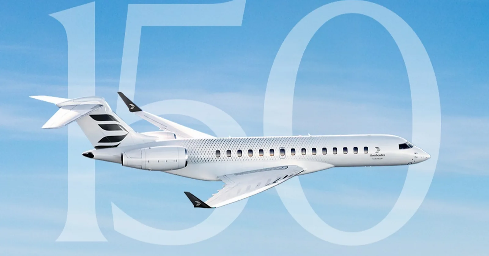 Global 7500 speed records milestone as Bombardier jet flies at cruise over Montreal skyline