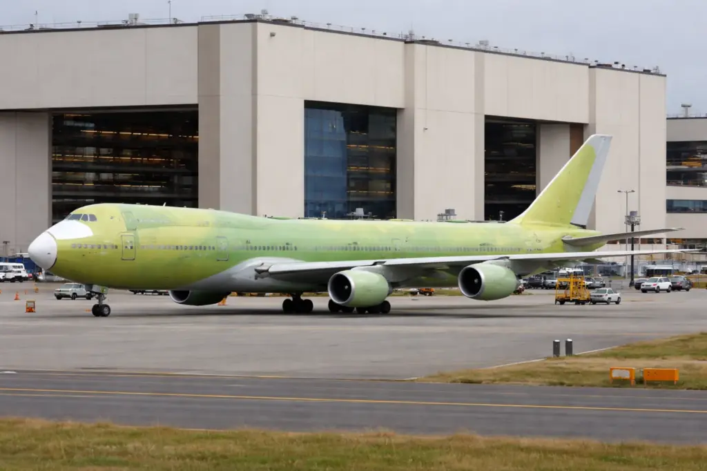 Future VC-25B before conversion - Boeing 747-8