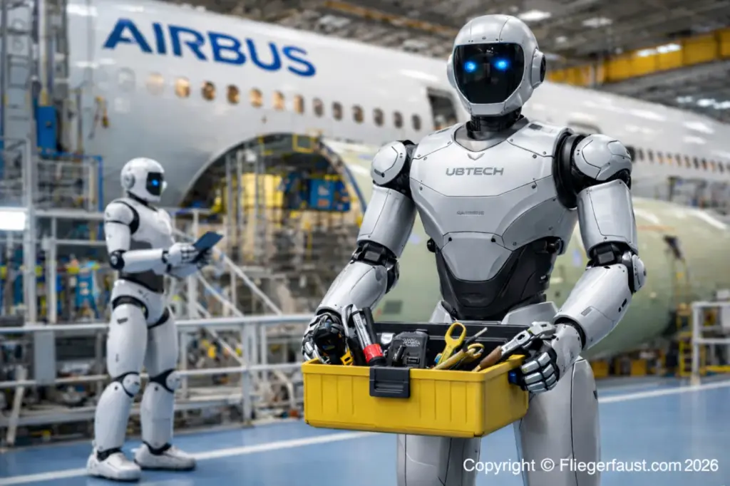 Airbus humanoid robots