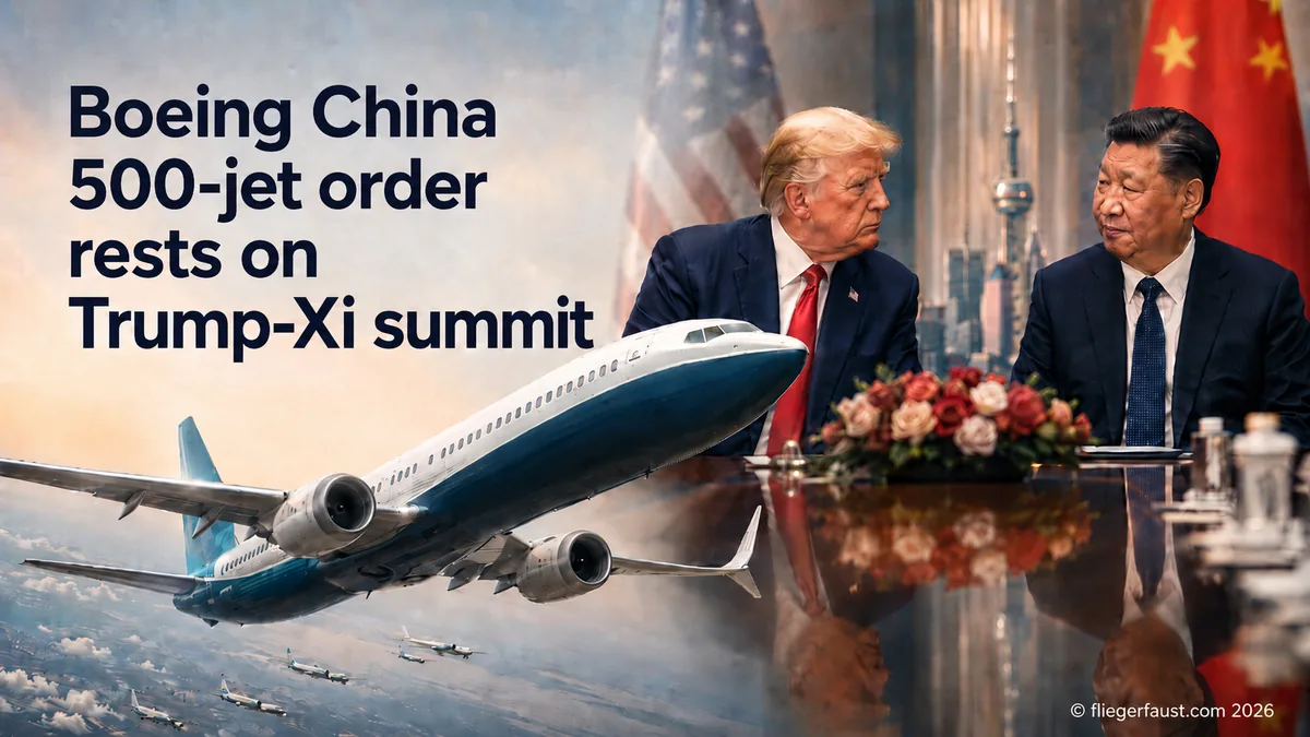 Boeing China 500-jet order