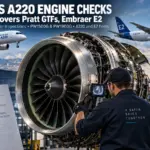 Airbus A220 engine checks