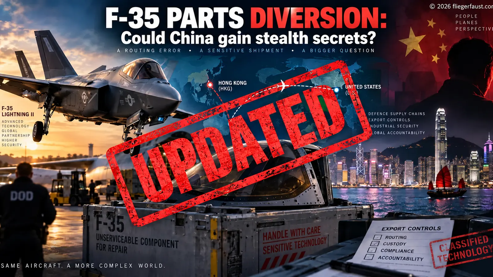 F-35 parts diversion China